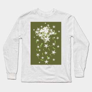 Syzygium anisatum - Flowers and Leaves of the Australian Aniseed Myrtle Tree Long Sleeve T-Shirt